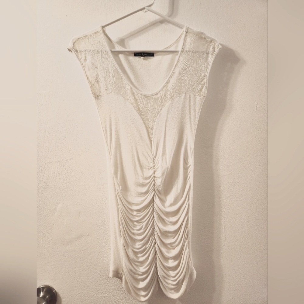 White lace top